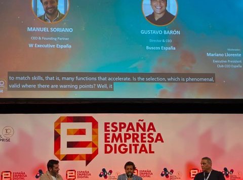 Gustavo Barón en el panel Co-liderazgo humano-IA de Digital Enterprise Show 2026